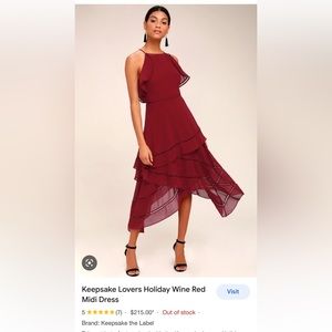 New keepsake lovers holiday dress size S